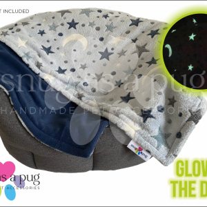 Glow In the Dark Stars & Moons Pet Blanket