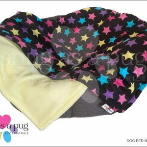 Multi Coloured Stars with Lemon Pet Blanket