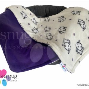 Running Dog Pet Blanket (Ivory)