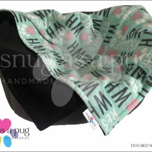 Who Rescued Who Pet Blanket (Black)
